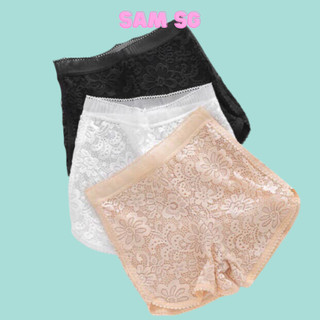 Quần đùi mặc trong váy ren hoa hồng kiểu sát háng dễ thương SAm Clothing