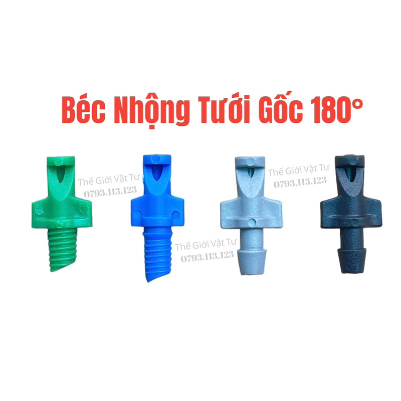100 Cái Béc Nhộng Tưới Gốc Phun 180 Độ