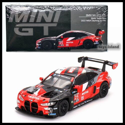 (Premium bánh cao su) Xe mô hình MINI GT (No416) BMW M4 GT3 #25 BMW Team RLL 2022 IMSA Daytona 24 Hr