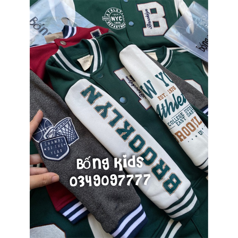 Áo Bomber Bé Trai Thêu Logo Ngực Palomino C&A