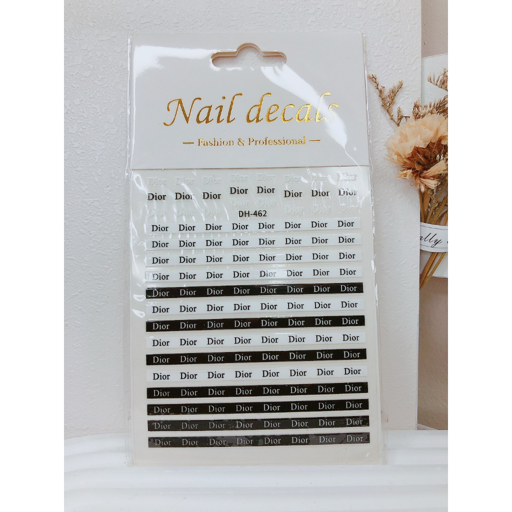Sticker dán móng hình thương hiệu (DH 462)