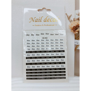 Sticker dán móng hình thương hiệu