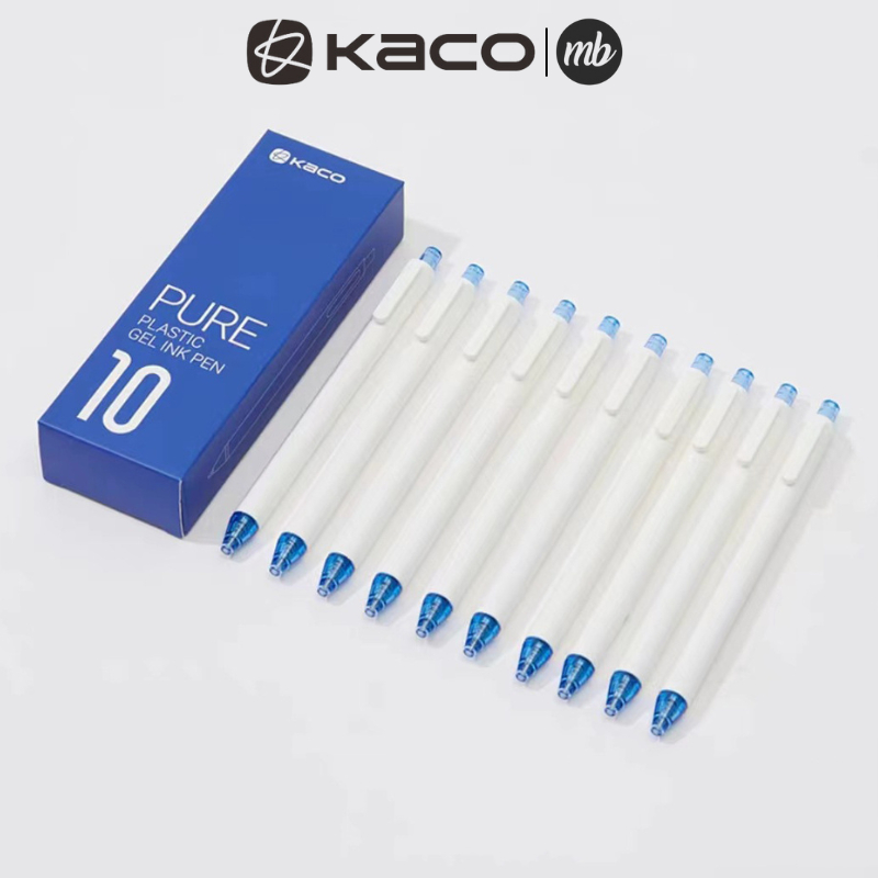 Bút bi gel Kaco Pure đầu trong suốt ngòi 0,5mm