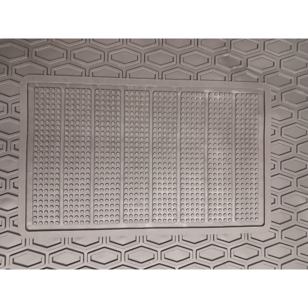 Thảm Sàn, Thảm Lót Sàn Cao Su Nissin Đúc Vân Tổ Ong Chuẩn Form Xe Toyota Veloz