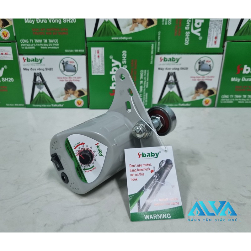 Máy đứa võng tự động SBABY- SH20 THẾ HỆ MỚI - BH 1 ĐỔI 1. Máy khỏe, chạy êm, đưa đều, bền bỉ.