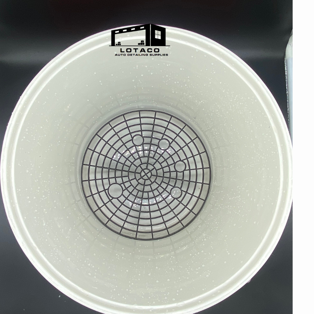 Xô rửa xe chuyên dùng có lưới chặn cát  - hạn chế vết xướt khi rửa xe