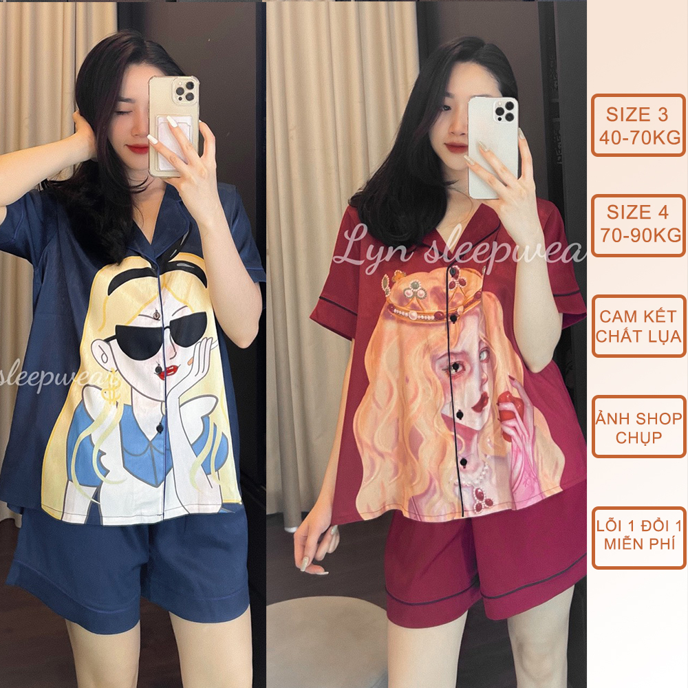 Đồ bộ, đồ ngủ ĐÙI bigsize 40-90kg Xước Thiết Kế-Pyjama