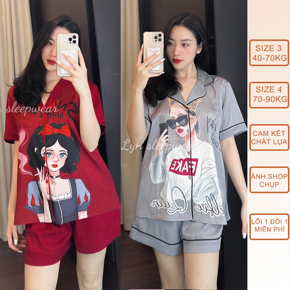 Đồ bộ, đồ ngủ ĐÙI bigsize 40-90kg Xước Thiết Kế-Pyjama