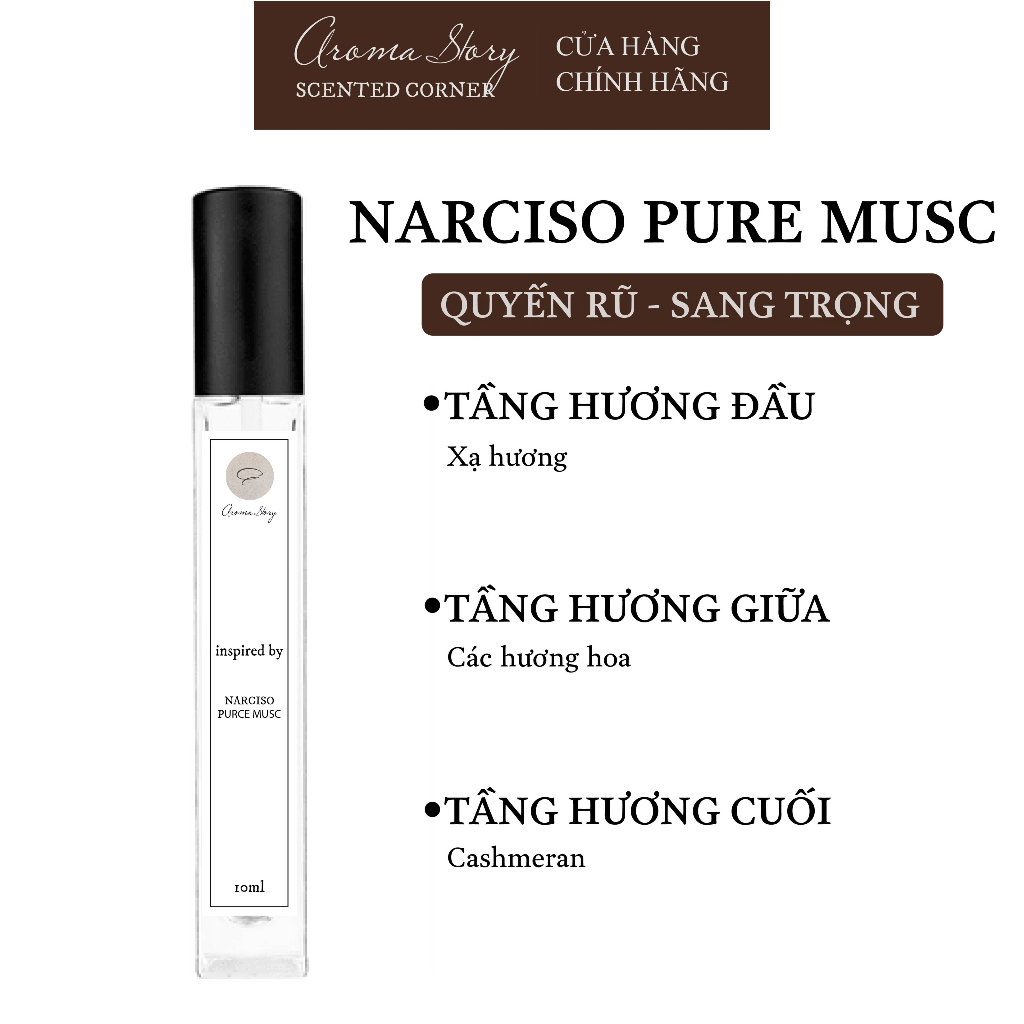 Tinh Dầu Nước Hoa Nữ Amber Romance Aroma Story 10ml/50ml Chai Xịt, Ngọt Ngào, Trẻ Trung, Lưu Hương 6-8 Giờ