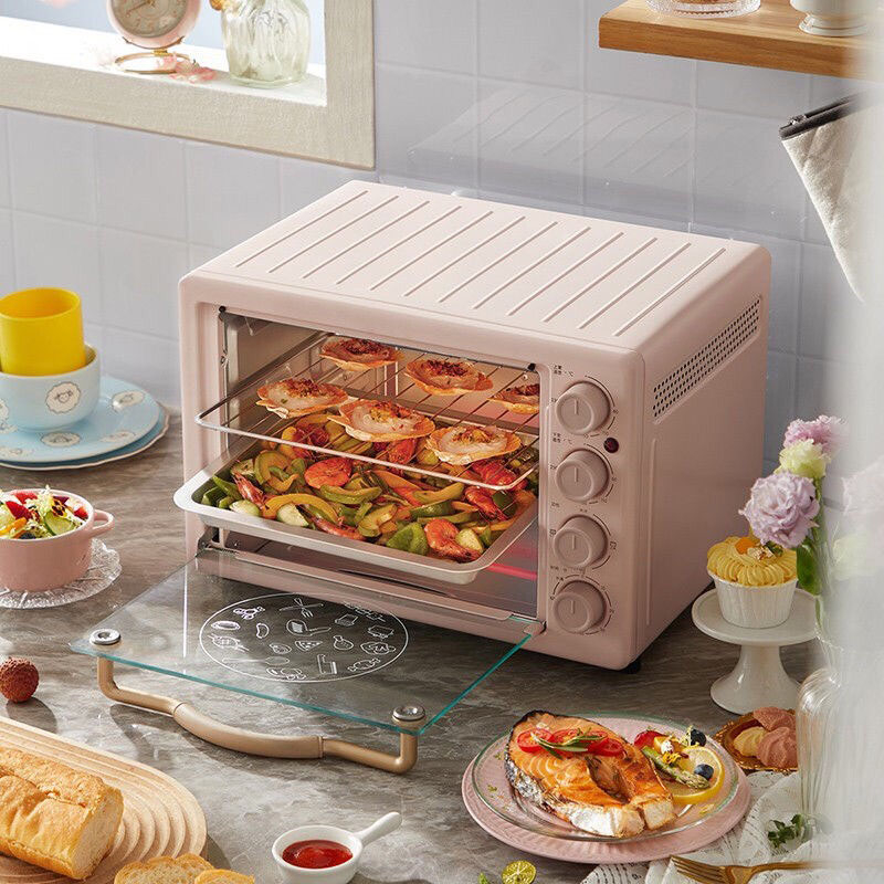 Lò nướng điện đa năng 20L BEAR DKX-C20G2 màu trắng bảo hành 12 tháng