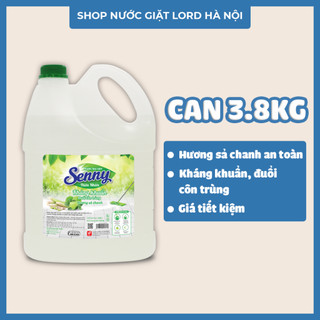 Nước lau sàn sả chanh Senny 3,8kg hạn chế vi khuẩn, côn trùng