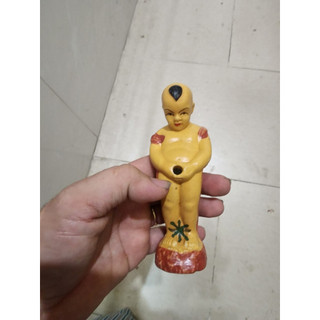 Chú tiểu đứng đái gốm sứ 13cm chu tieu dung dai cu tè đất nung