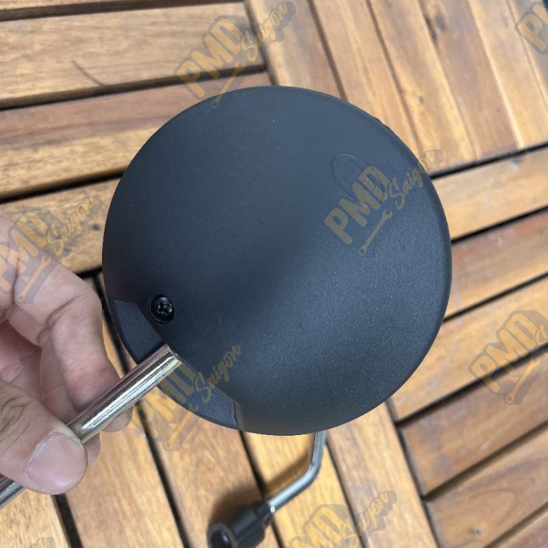 Gương chiếu hậu, kính chiếu hậu cub đèn tròn chân ngắn 8mm