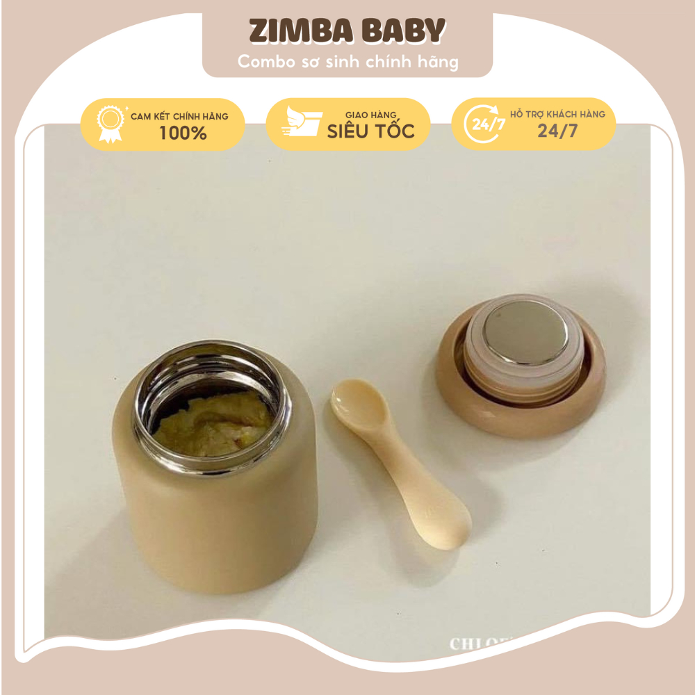 Bình giữ nhiệt On N Do, bình ủ cháo cho bé chính hãng Bluemama Hàn Quốc tiện dụng cho bé ăn dặm