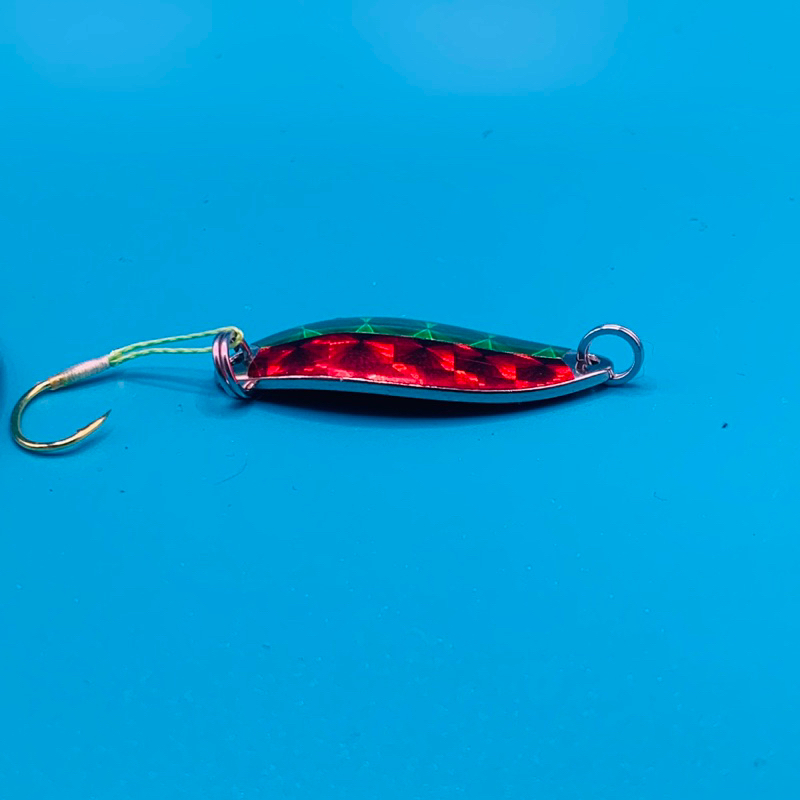 Mồi thìa lượn câu chày 4g , 6g lưỡi đơn thìa spoon lure suối sông hồ