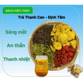 30 gói trà thảo mộc trà thanh can - định tâm kèm 1túi đường phèn