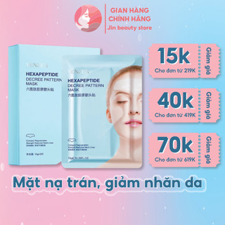 Mặt Nạ Trán (5 mask/hộp) - Collagen Venzen-Hexapeptide Dưỡng Ẩm Và Nuôi Dưỡng Vùng Da Trán