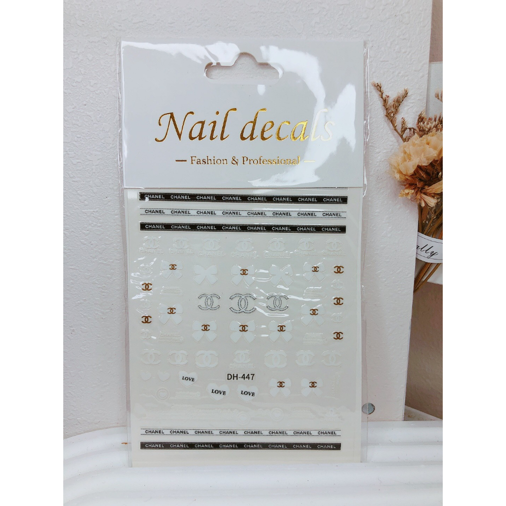 Sticker dán móng hình thương hiệu (DH 447)