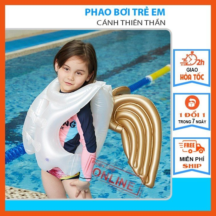 Áo Phao Bé Gái Hình Thiên Thần Có Cánh 6-12t