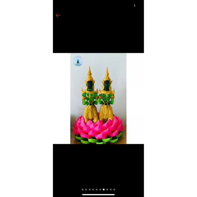 Thái Lan - Tượng Phật Thánh Tăng Sivali thái lan size 9cm