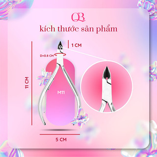 Kềm thép cắt móng kìm cắt móng tay chân siêu bền dễ sử dụng NailQB