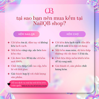 Kềm thép cắt móng kìm cắt móng tay chân siêu bền dễ sử dụng NailQB
