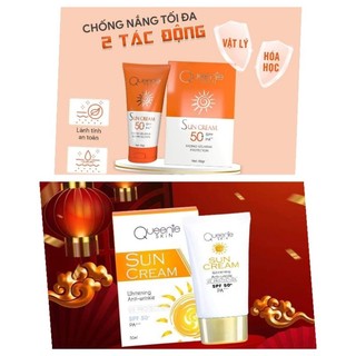 Kem Chống Nắng - Kem Kháng Nắng Lý - Hóa QUEENIE SKIN( bao bì mới)