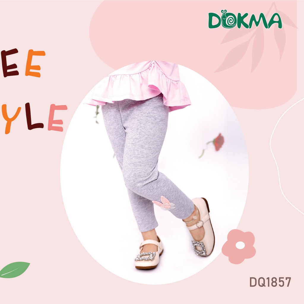 Dokma - Quần legging bé gái size 9-36m