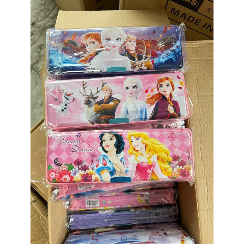 Hộp bút nam châm 2 tầng cho bé