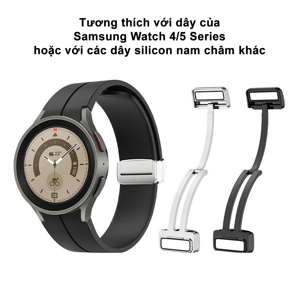 Khóa nam châm thay thế cho dây đeo đồng hồ thông minh - 20MM