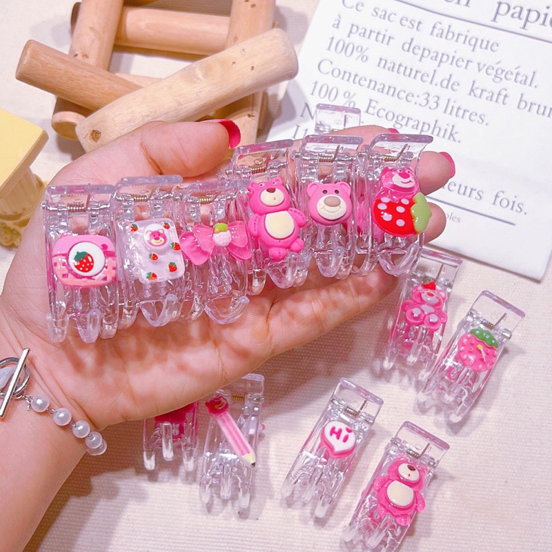 Kẹp tóc gấu dâu giá rẻ