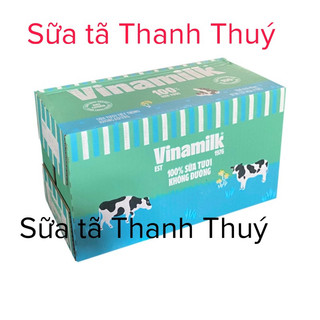 [ Mẫu Mới ] Thùng 12 hộp sữa tươi không đường Vinamilk 100% - 1 lít