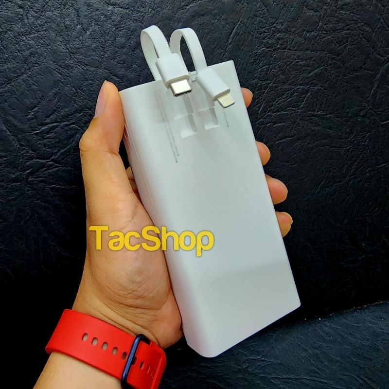 Sạc Dự Phòng Remax RPP-561 20000mAh hỗ trợ sạc nhanh PD 20W QC 22.5W kèm 2 cáp sạc chính hãng
