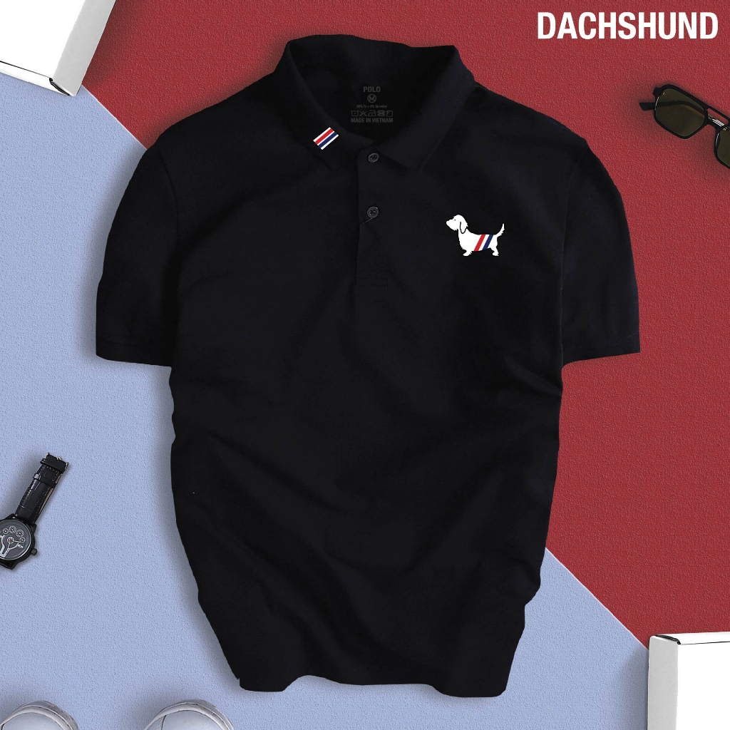 Áo Thun Polo Nam DACHSHUND chất CVC cá sấu sang trọng, lịch lãm, thoáng mát