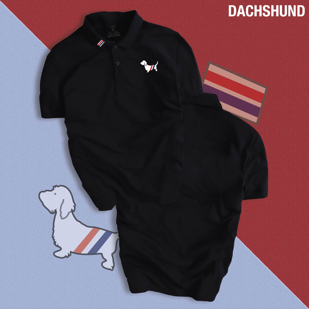 Áo Thun Polo Nam DACHSHUND chất CVC cá sấu sang trọng, lịch lãm, thoáng mát