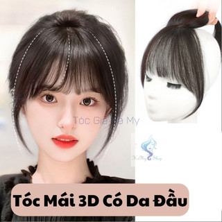 Tóc mái giả 3D che hói có da đầu