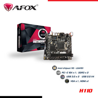 Bo Mạch Chủ Mainboard AFOX H61 H81 H110 CHÍNH HÃNG BH 36T FULL VAT.