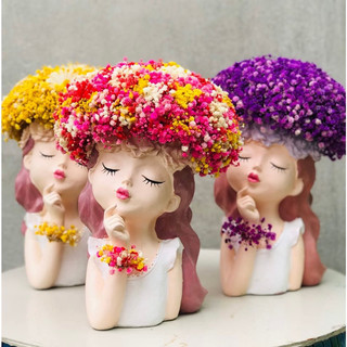 Bình hoa cô gái tóc mây cỡ lớn,Lọ hoa decor