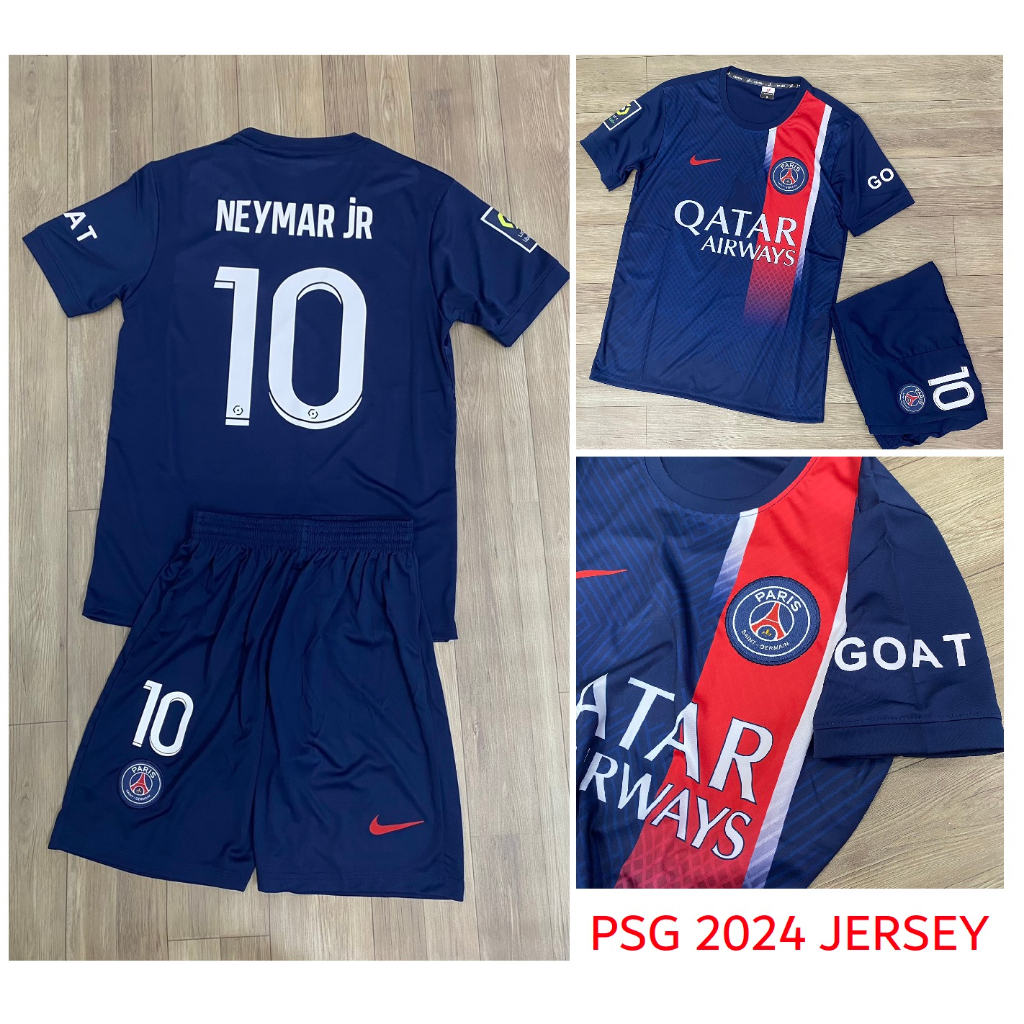 Bộ quần áo đá bóng PSG sân nhà 2024 in tên NEYMAR số 10