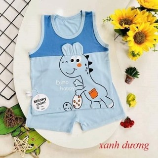 Bộ ba lỗ thun lạnh Minky cho bé (HK002)