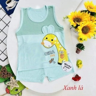 Bộ ba lỗ thun lạnh Minky cho bé (HK002)