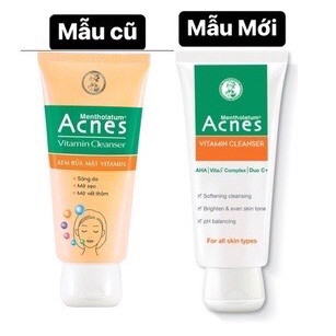 Kem rửa mặt Vitamin Acnes Mentholatum (100g)