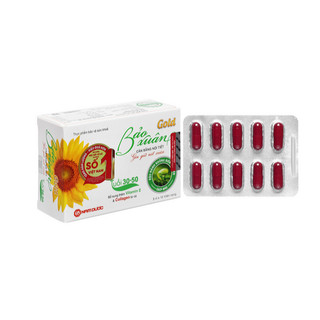  Viên uống Bảo Xuân Gold tuổi 30 - 50 giúp cân bằng nội tiết tố nữ hộp 30 viên 