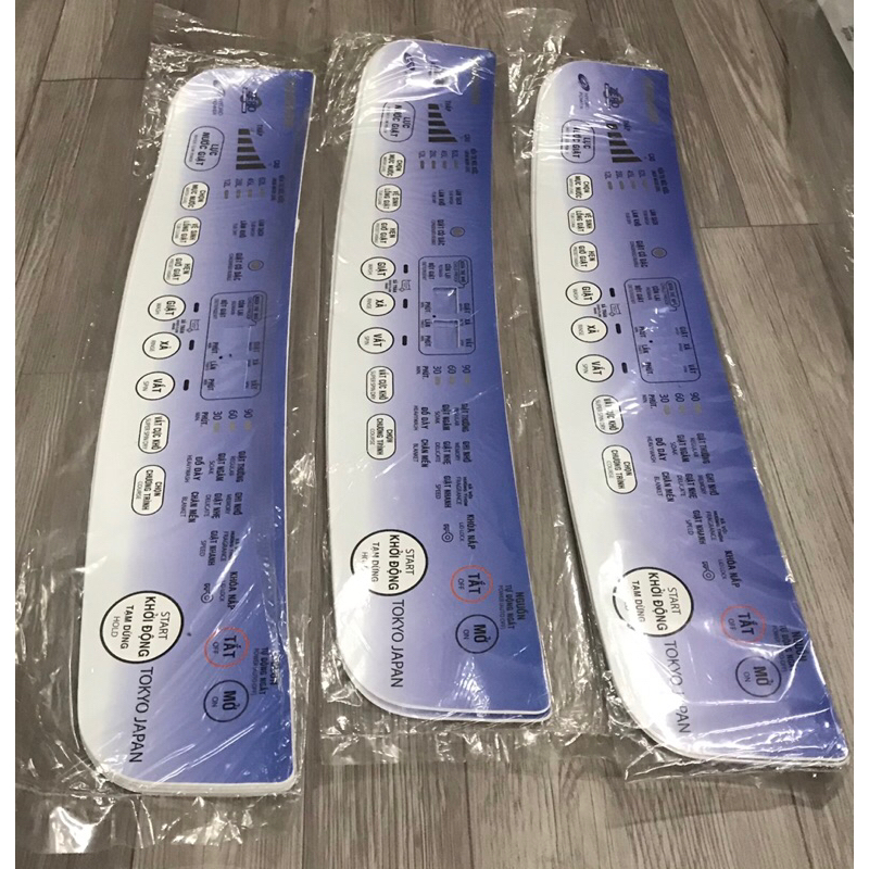 Tem phím bấm máy giặt Toshiba