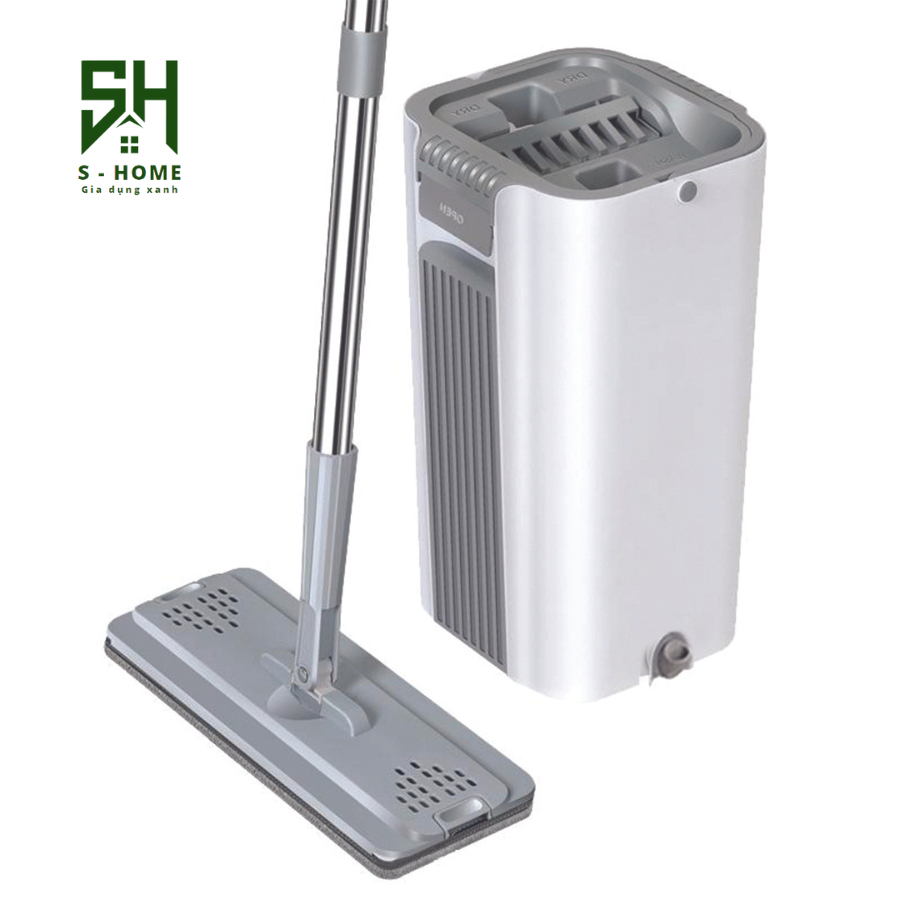 Bộ Cây Lau Nhà GOSO Plus M LOẠI TỐTCây Lau Nhà Thông Minh Tự Vắt Xoay 360 Độ