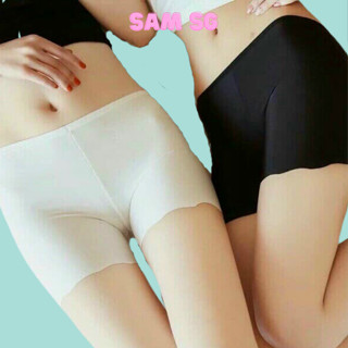 Quần lót mặc trong váy dạng đùi không viền đáy kháng khuẩn kiểu bảo hộ free size từ 40~65kg Sam clothing
