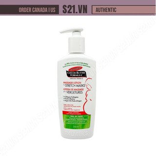 Lotion Dưỡng Thể Chống Rạn Cho Bà Bầu Palmer's Cocoa Butter Formula Masage Lotion Stretch Marks 250ml
