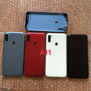 Nắp lưng sau samsung A11 zin bóc có kính camera