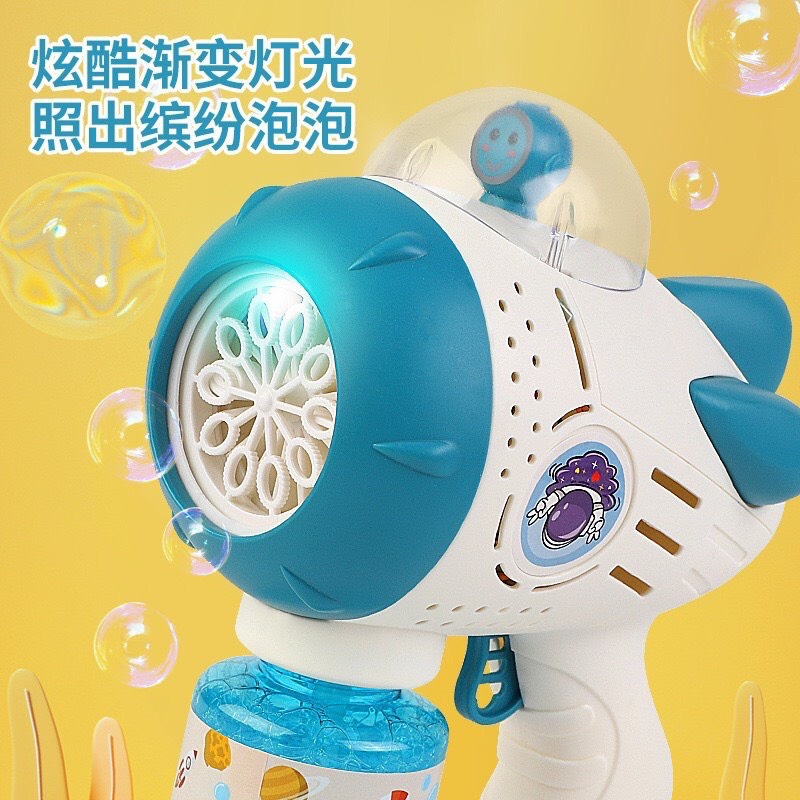 Súng Bắn Bong Bóng Gấu Dâu Và Phi Hành Gia - Súng bong bóng xà phòng gấu dâu và phi hành gia cực nhiều bong bóng