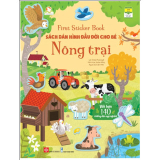 Sách - First Sticker Book - Sách dán hình đầu đời cho bé - Nông trại